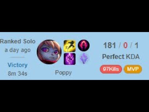 Game breaking bug Kill enemy from base | Poppy Dark harvest | League of Legends hack 2020