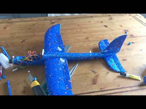 Diy easy and cheap toy glider rc conversion