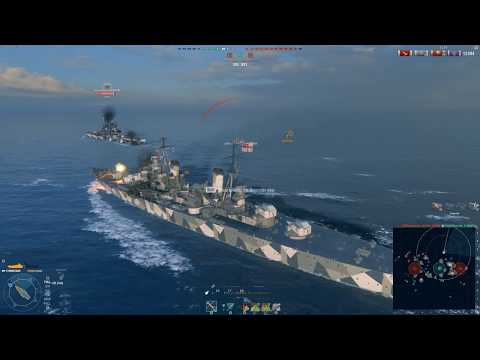 Minotaur vs Moskva in close quarters