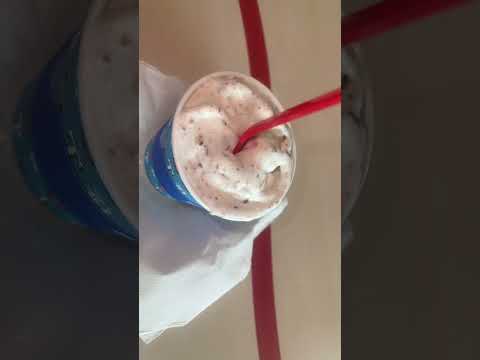 At Diary Queen. New Reese Take 5 Ice cream Blizzard.