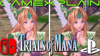 Trials of Mana Graphics & Load Times Comparison (Nintendo Switch vs. PS4)