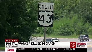 Postal worker killed in Northport crash