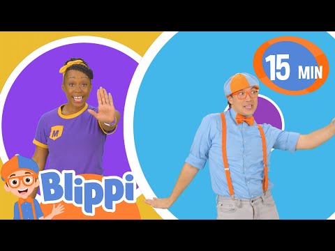 Blippi Wiggle | 15 MIN LOOP | Blippi and Meekah | Nursery Rhymes