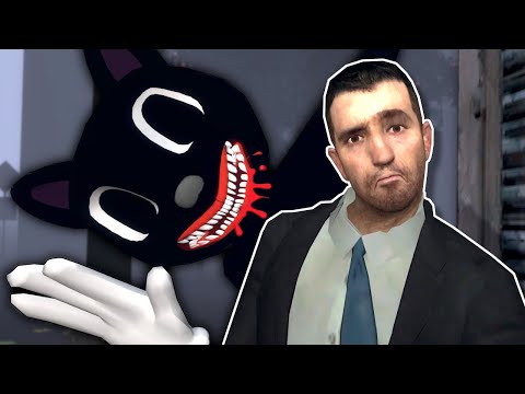 SCARY CARTOON CAT IS AFTER ME! - Garry's Mod Gameplay