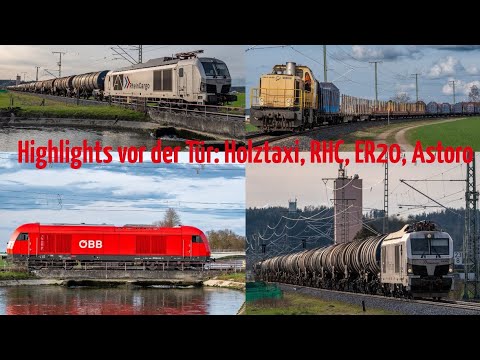 Highlights vor der Haustüre: SBB Astoro, UTL Holztaxi, RHC Öler, ÖBB ER20!