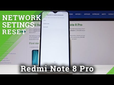 How to Reset Network Settings in XIAOMI Redmi Note 8 - Restore Default Network Config