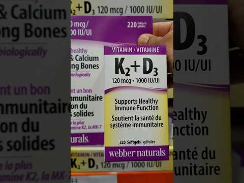 Vitamin K2 + D3 good for immune function || my favorite || #vitamin
