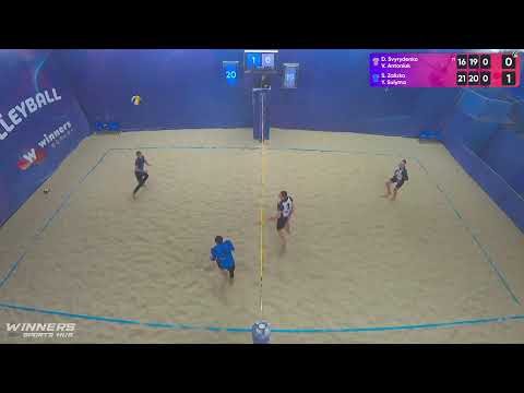 14:35 D. Svyrydenko / V. Antoniuk - S. Zalizko / Y. Sulyma 24.01.2023 | Winners Beach Volleyball