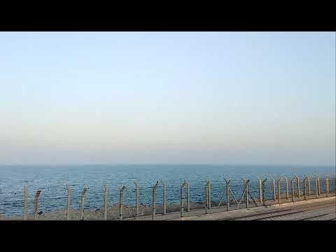 Arabian sea ⛵ (Arab mahasagar) near Arasco company silo mina port Dammam Saudi Arabia 3/11/2024