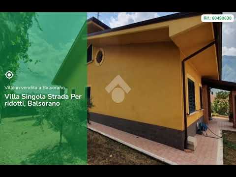 Villa Indipendente nel Comune di Balsorano