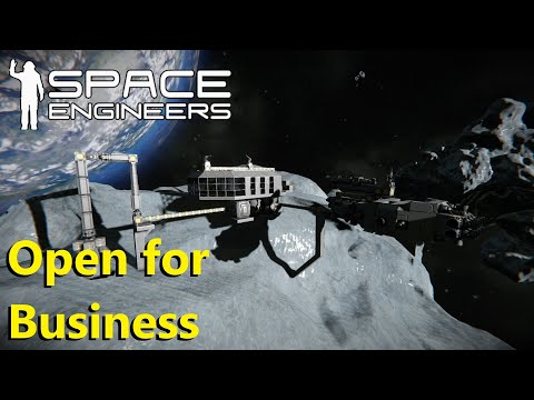 Space Engineers ep21 - The Pass & Gas Refueling Station
