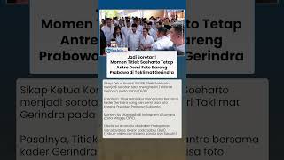 Rendah Hati! Momen Titiek Soeharto Rela Antre Giliran saat Foto Bersama Prabowo di Taklimat Gerindra