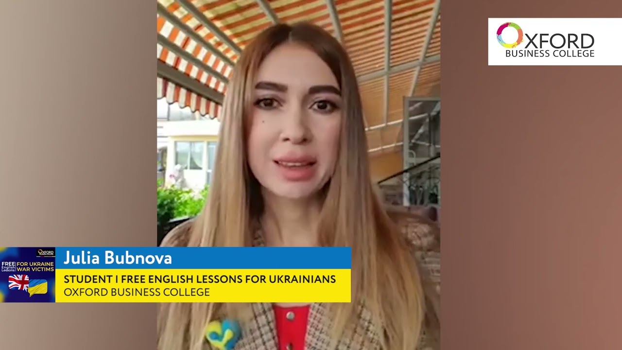 Julia from Ukraine aspires to go global