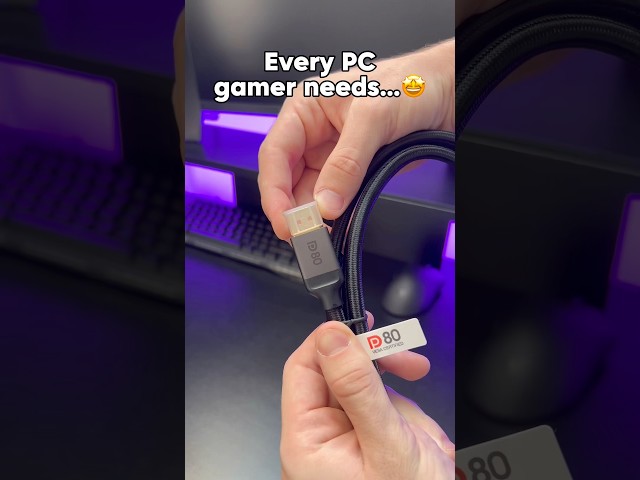 Vídeo relacionado con YUETUOL Cable Displayport 1.4 2m, DP Cable 8K@60Hz, 4K@144Hz, 2K@240Hz, HDR10, DSC 1.2, G-Sync&Free-Sync, Cable Displayport 240Hz de Alta Velocidad 32.4Gbps Compatible con PC, Gaming, Monitor