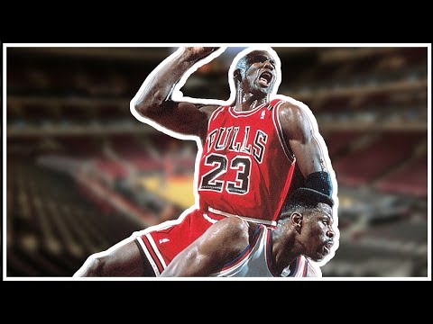 Michael Jordan Dunks on Patrick Ewing