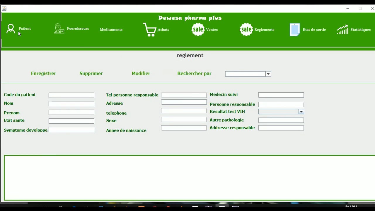 Java Swing design menu first part