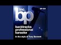 Why Do People Fall In Love? (Karaoke Instrumental Track) (In the Style of Tony Bennett)