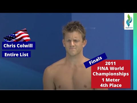 2011 Chris Colwill - Team USA - 1 meter springboard - World Championships