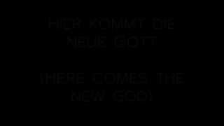 Oomph! Der Neue Gott Lyrics with English Translation