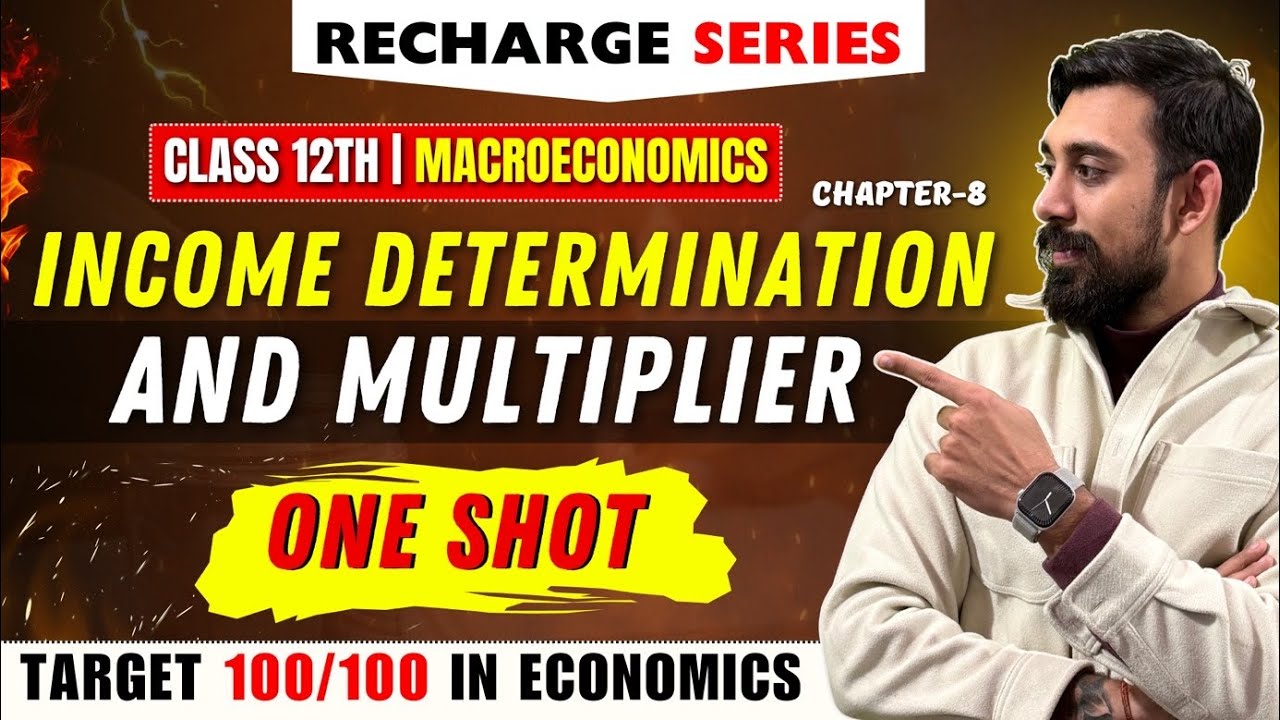 Recharge Chapter 8 | Income determination and Multiplier | Class 12 | Boards 2025