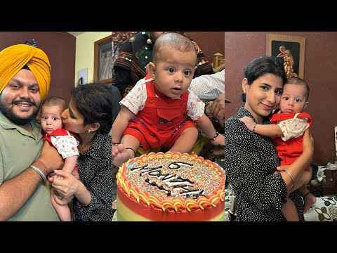 Waris turned 6 months old❤️❤️ ||  waris ne krta cale cut😳😳