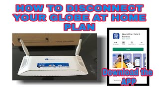 HOW TO DISCONNECT YOUR GLOBE AT HOME PLAN | STEP BY STEP TUTORIALS