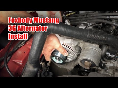 Foxbody 3G Alternator Conversion Upgrade Install