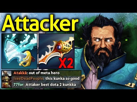 Attacker Dota 2 [Kunkka] EPIC Build Dagger + Rapier + Daedalus