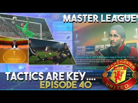 [TTB] PES 2018 - Man United Master League - Tactics Are Key! - Squad Rotation - Ep40