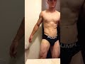 Geo Smith College Jock Posing Muscle