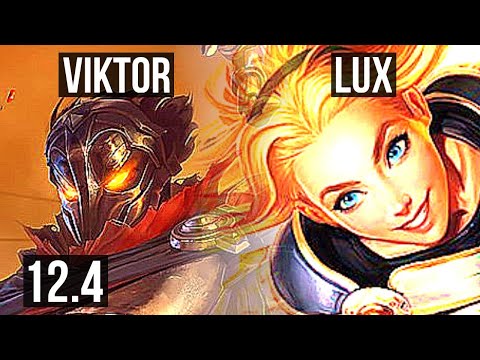 VIKTOR vs LUX (MID) | 72% winrate, 9/1/0, Legendary | EUW Diamond | 12.4