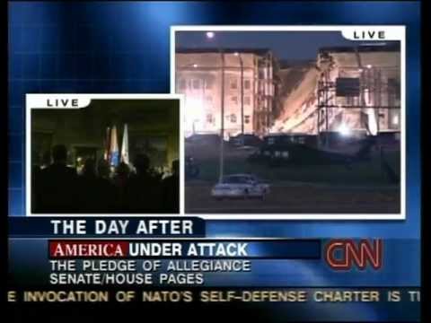 CNN 9/11 LIVE TV Coverage (9/12/01) 7:30 P.M - 7:45 P.M