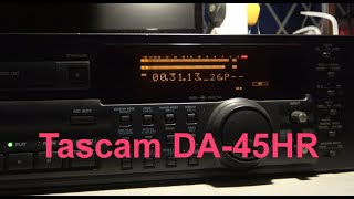 Video thumbnail for Tascam DA-45HR High Resolution 24bit professional DAT recorder repair. by video99.co.uk