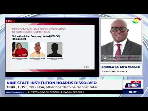 Egyapa Mercer Questions Boards’ Dissolution After Reported Profits