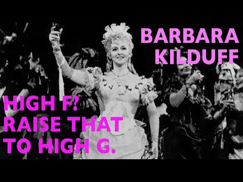Glass Shatterers! Barbara Kilduff - Donizetti: LINDA DI CHAMOUNIX, High F/G, 1986