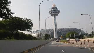 From PIE to ECP to Changi Airport (10 Jun 2022)