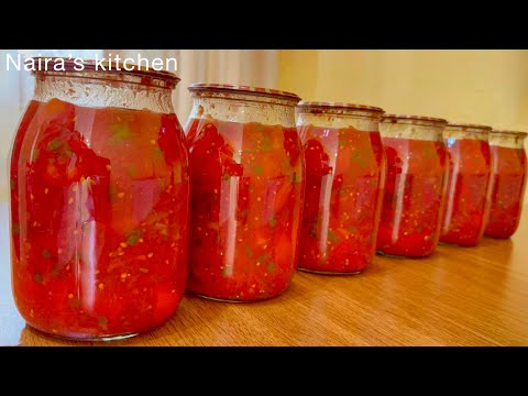 🌶️🍅 Կատարյալ ԼԵՉՈ Առանց Քացախի, Բուսայուղի և Ստերիլիզացման: 👌Perfect Lecho. Идеальный Лечо. 🫑