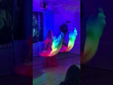 Maia bellydander fanveils drum solo to Issam Houshan Ancient ruins & Darbouka Ala Mouny