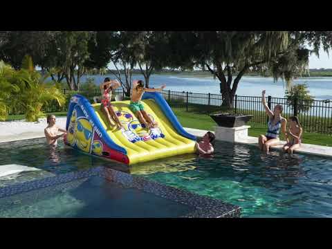 WOW Sports Slide Island 2 Lane Water Slide