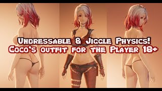 Mod Showcase - Undressable Jiggle Physics Coco's outfit for the Player