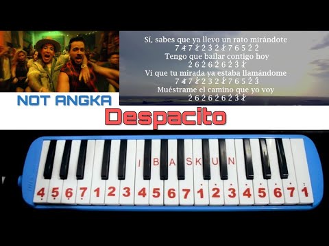 Download Not Angka Pianika Despacito Mp3 dan Mp4 2019 | ALASKA MP3