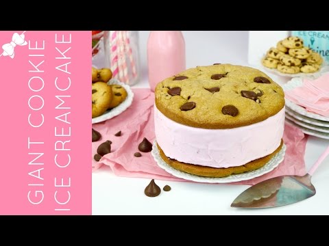 Giant Cookie Ice Cream Sandwich Cake // Lindsay Ann Bakes