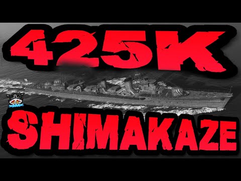 Shimakaze 425K DMG *TOP 5 DMG* im "400K Club" ⚓️ in World of Warships 🚢
