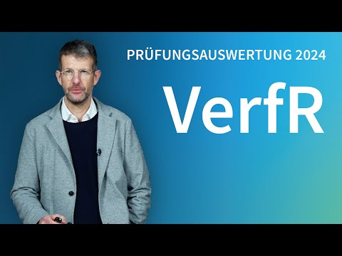 Steuerberaterprüfung 2024 VerfR - Klausurauswertung