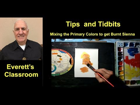 Mixing Primary Colors to make Burnt Sienna