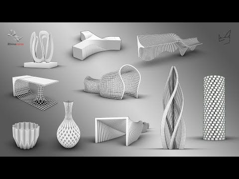 10 Parametric Modeling Projects in Rhino 3D | Architecture & Furniture Design