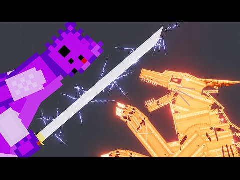 Kurama (Naruto) vs Susanoo (Sasuke) - People Playground 1.22.3