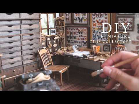 01 The Collector || A miniature red brick cottage full of butterflies ♥