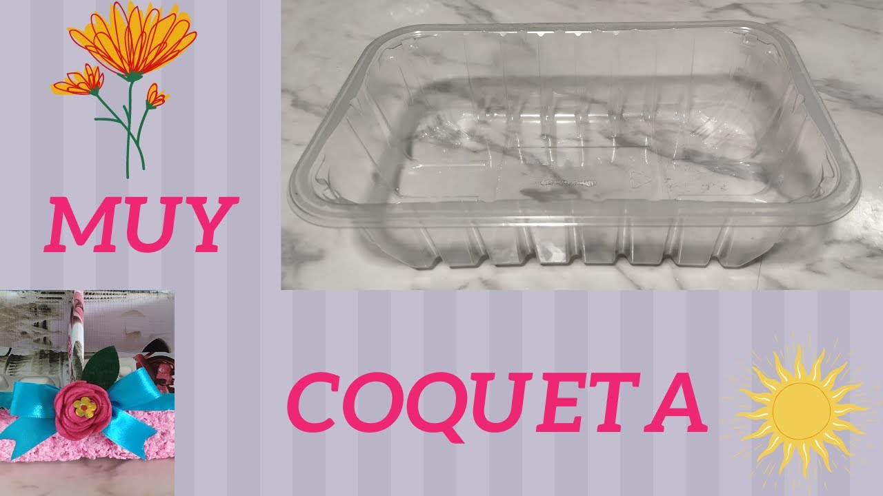 Reciclaje de BANDEJA PLASTICA/desechable😳en ORGANIZADOR/PASTILLERO👍💊🌟