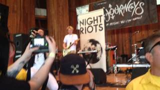 holsters night riots live warped tour 2015 pt 1